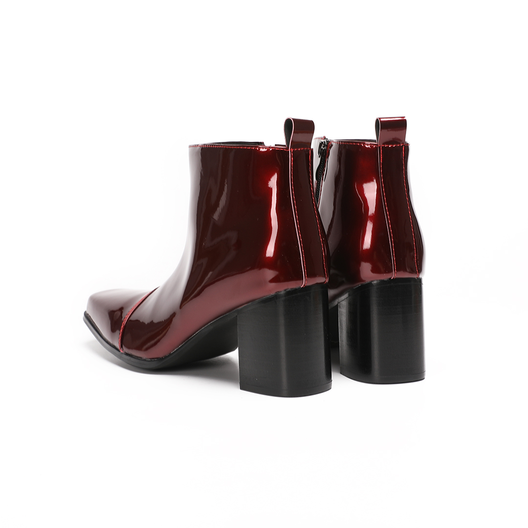 حذاء رجالي أحمر من الجلد الطبي - مراجعة Men Formal Wear With Boots وسعره