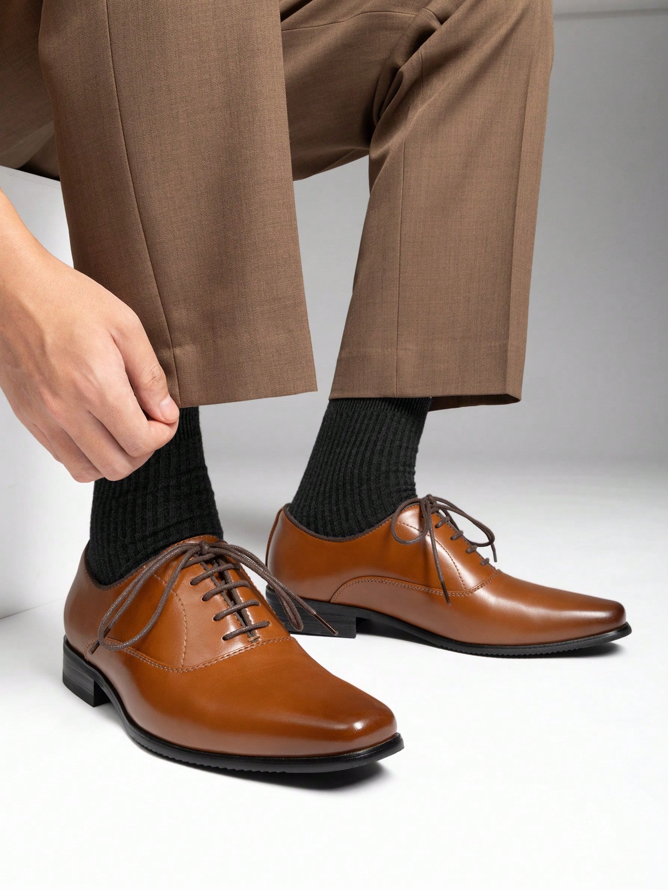 أحذية أوكسفورد رسمية باللون ال - مراجعة Formal Men Daily Wear Footwear وسعره